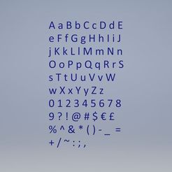 Alphabet-Letters-Render-crop.jpg STL file Alphabet Letters - Various Fonts・3D print model to download