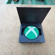 IMG_20210829_153929.jpg STL file XBOX coasters + mini console coaster holder・3D printable design to download