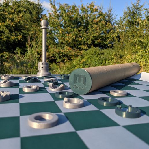 ♟️ Travel Chess Tube・Free 3D File for ・Cults