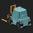 1-03.jpg Cute Mecha Forklift Toy - Modular 3D Printable Assembly Kit