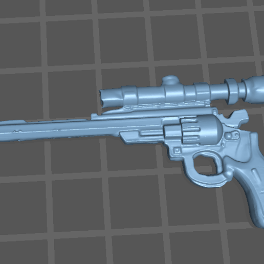 1/12 gi joe classified style rifle/weapon copperhead pistol 3D model