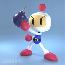 Games - Mega Bomberman 4, GAMES_5024. 3D stl model for CNC