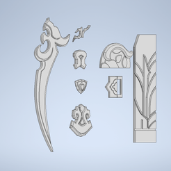 Screenshot_1.png STL file Honkai: Star Rail - Dan Heng Clothing Accessories・3D print design to download