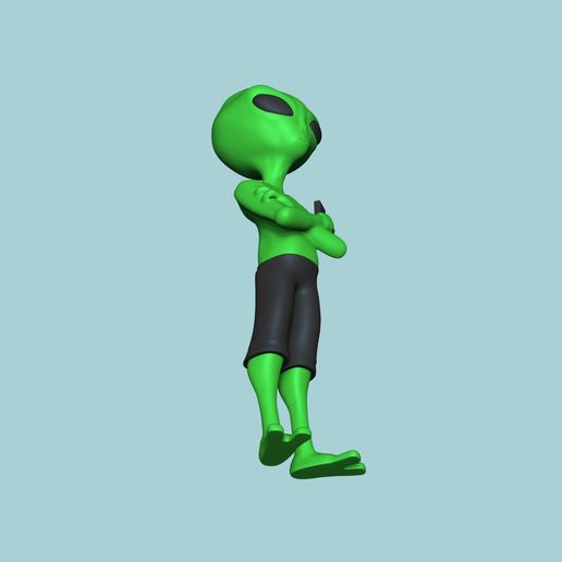 r5.jpg Alien Keychain v2 - Complete Body Funny Gift
