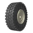 72_M1070_TYRE_02.jpg 1/72 Replacement tyre set for M1070 HET with M1000 Trailer Takom kit