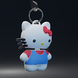 hellokity2.png HELLO  KITTY, A CUTE ARTICULATED KEYCHAIN