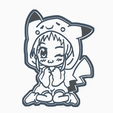 SADASDF.png Free STL file PIKACHU - COOKIE CUTTER ANIME - CHIBI COSTUME・Design to download and 3D print