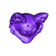 fox_headv2_stl.stl Clicky Animal Collection (FREE)