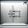 p-38-lightning-top.png Wall Silhouette: Airplane Set