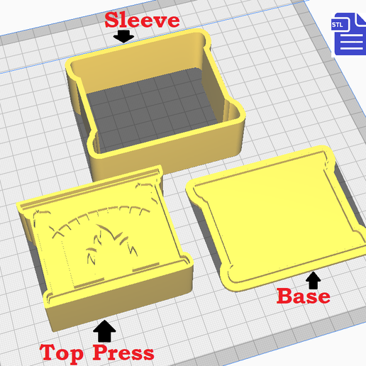 STL00639-2.png Archivo 3D Molde de Bomba de Baño para Chimenea de 3 piezas・Modelo para descargar e imprimir en 3D, CraftsAndGlitterShop
