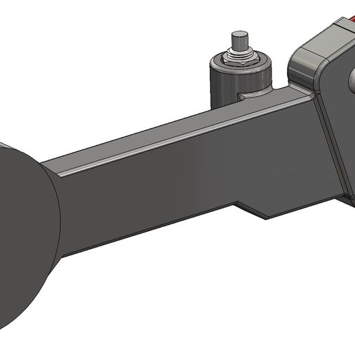 F16 landing gear handle replica (scale 1:1)