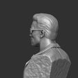 14.jpg Arnold T-800 bust with glasses for 3d print stl .2 options
