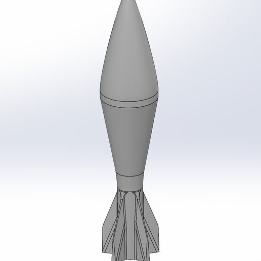 Aerodynamic mortar potato gun projectile