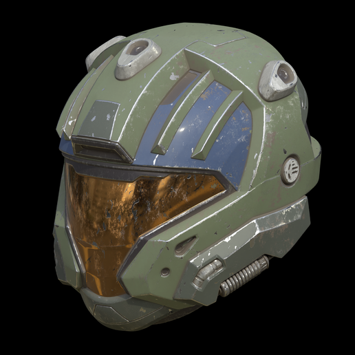 angled.png CQB Helm mit Anbauteilen 3d Druckdatei