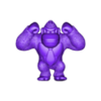 STL_DonkeyKong_Pose1.stl Donkey Kong Game Character 3D Model Pose 1