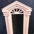 20220417_181751.jpg 1/12 Hinged dollhouse front door (Hinged model No.7) + High detailed door frame