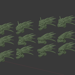HeadShop.png STL-Datei Alternate Cannibal Chicken Heads. kostenlos・Modell für 3D-Druck zum herunterladen
