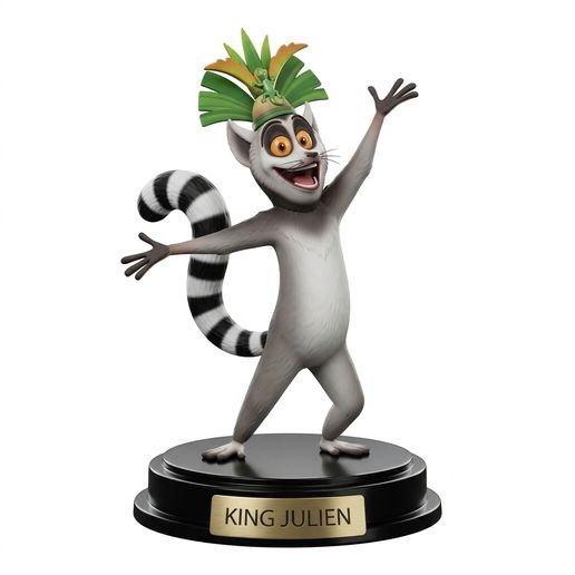 King Julien – Madagascar 3D model by MiniFAB