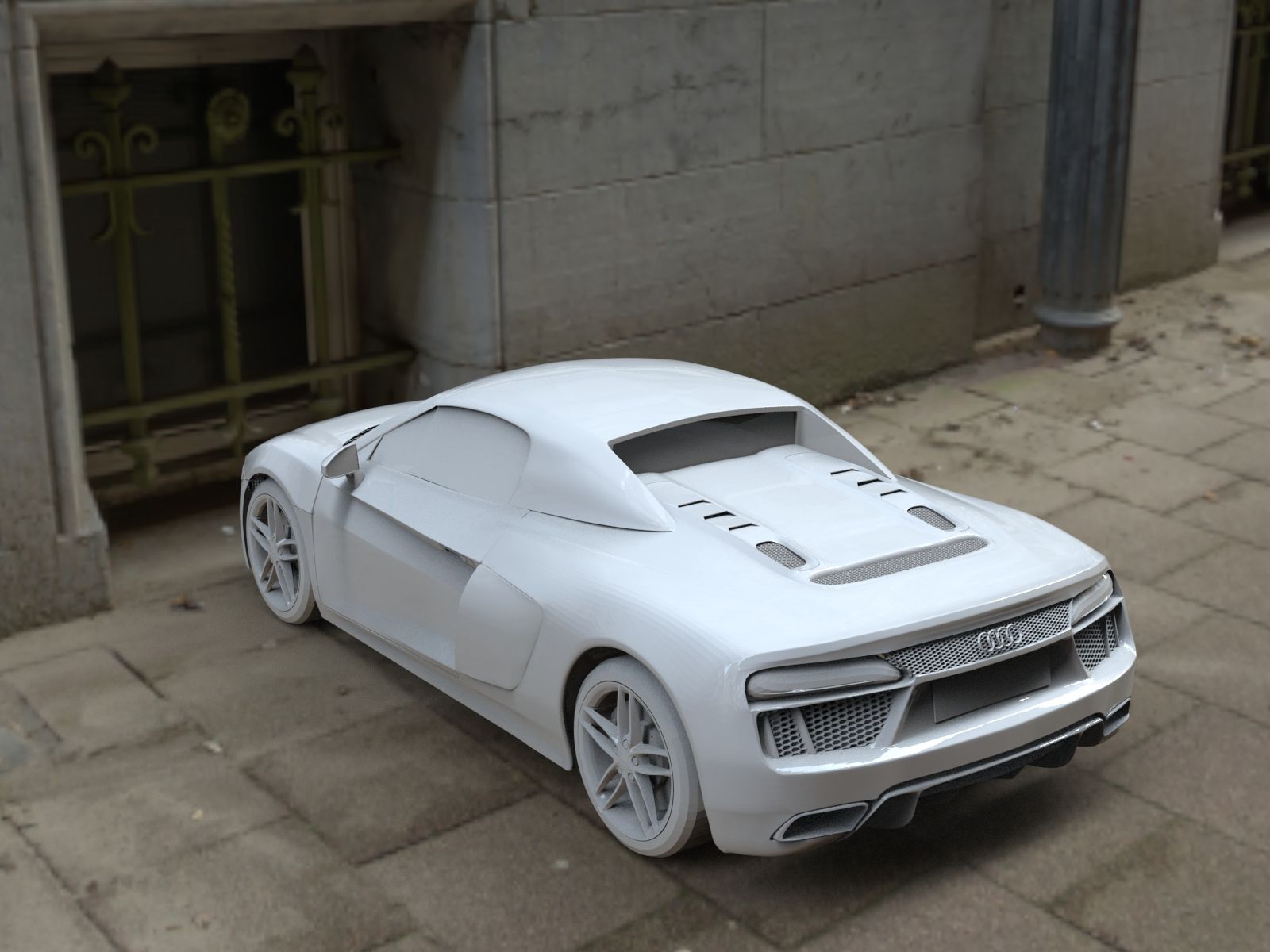 Descargar archivo STL COCHE - AUDI • Modelo para imprimir en 3D ・ Cults