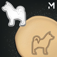 shibainu.png Высечки для печенья - Домашние животные