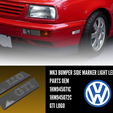 20230909_203739_0000.png VW Golf / GTI / Jetta MK3 /  VW Cabrio Front Bumper Side Marker Light LENS Parts OEM  1HM945071C 1HM945072C GTI LOGO