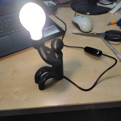 1633769784905.jpg Бесплатный STL файл Bright idea stickman lamp・Модель 3D-принтера для скачивания