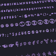 4.png 3D letters, numbers, symbols, special characters, and signs