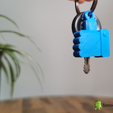 Hanging.png Thumbs Up Keychain