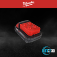 Cults-Milwaukee-M182.png Milwaukee M18 Battery Holder / Mount / Hanger Full coverage