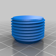 c6986fb3a2feffcd70b1ade4f059b959.png Water Bottle Screw Lid / Cap  (Easy Print no Supports)