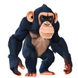 Chimpanzee-3.png Dynamic Chimpanzee