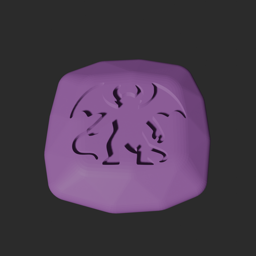 Balrog Stone - 3D Printable Game Token