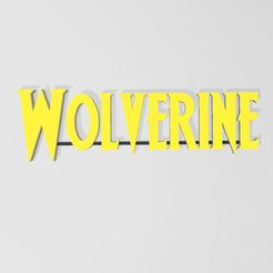 1.jpg STL file WOLVERINE LOGO・3D print design to download