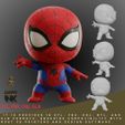 Spider-Man-Figure-3D-Printable-STL-FBX-OBJ-GLB4145.jpg Mini Hero Spider-Man Figure 3D Printable Modelo de impressão 3D