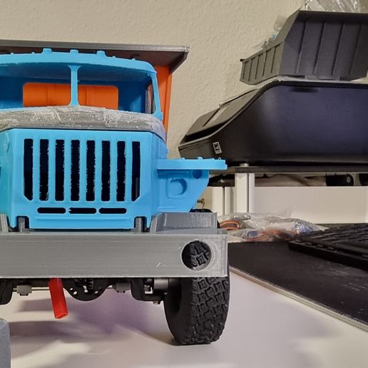 🚁 Ural 4320 / 5557 Tipper body WPL・ STL File for 3D printing・Cults