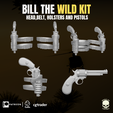 7.png Bill The Wild Kit 3D printable File For Action Figures