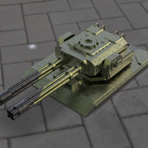Turret 1 3D model
