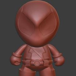 Deadpool-frontal.jpg Archivo STL MUNNY DEADPOOL MONTABLE・Idea de impresión 3D para descargar, micues3D