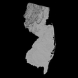 1.png Topographic Map of New Jersey – 3D Terrain