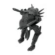 Space-Elf-Walker-1-unpainted-Mystic-Pigeon-Gaming-10.jpg Walker Mech Gun Platform (60mm base, space elf proxy)