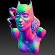 Catwoman_0019_Layer 4.jpg Archivo STL Busto Gatúbela 2 versiones・Objeto imprimible en 3D para descargar