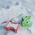B-2.png Schneeziegelform in Knochenform | Iglu- und Sandburgenbauer