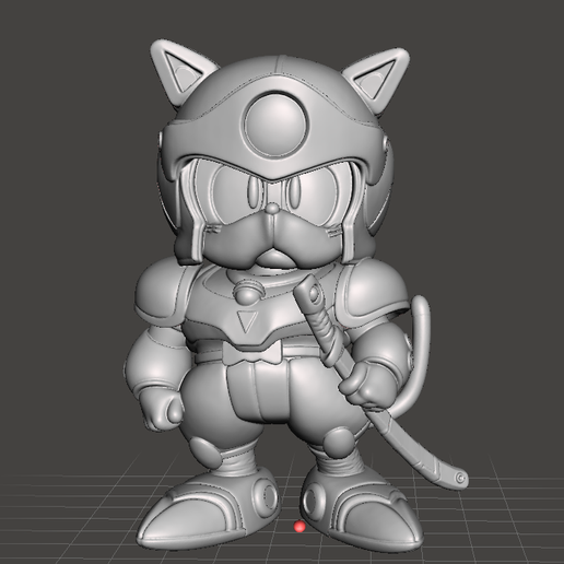 🐱 Cat Ninja Legend Teyandee - Speedy (Samurai Pizza Cats)・ STL