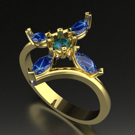 navetas cross ring 3D model