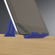 Folding Table Stand (3).jpg Folding Tablet Stand for iPad, E-Reader Tablets and iPhone 10 and 10 MAX & iPhone Plus Sizes