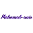 Mohamed-anis.stl Mohamed-anis