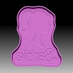 Barbiee-VACUUM-PIECE.jpg Fichier STL MOULE POUR BOMBE DE BAIN BARBIE 2・Modèle pour imprimante 3D à télécharger