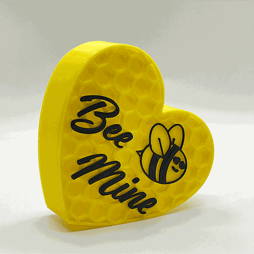 Bee Mine Valentines Box 3D model