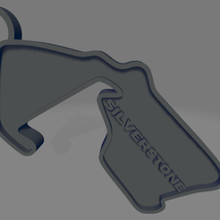 Silverstone.png STL file Silverstone Keychain・Template to download and 3D print