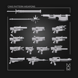 CultsDesign-2.png Cinis Pattern Weapons (pre-supported)